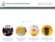 Tablet Screenshot of medical-apparatus.com